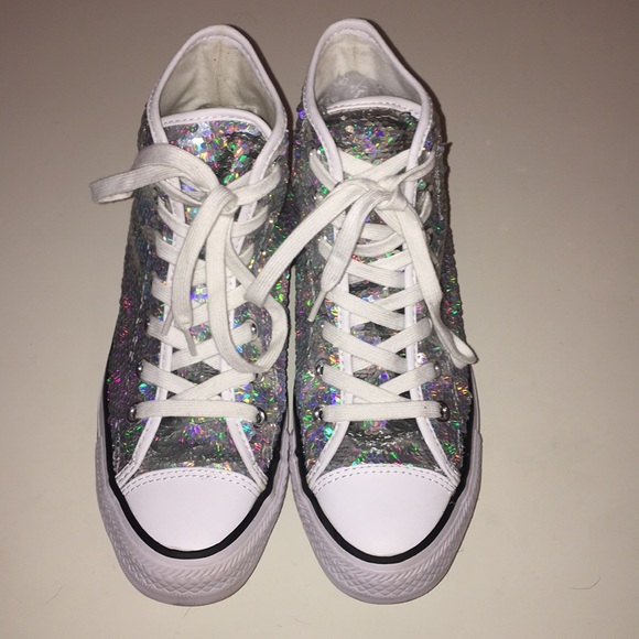 converse holographic shoes
